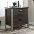 Lateral File with Two Drawers, Dark Brown finish - Grand Goldman