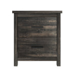 4PCS Bedroom Sets, Wooden Queen Size Bed Frame with Storage Headboard and Charging Station, 2 Nightstands with 2 Drawers, 1 Dresser with 5 Drawers, Antique Gray - Grand Goldman Shop