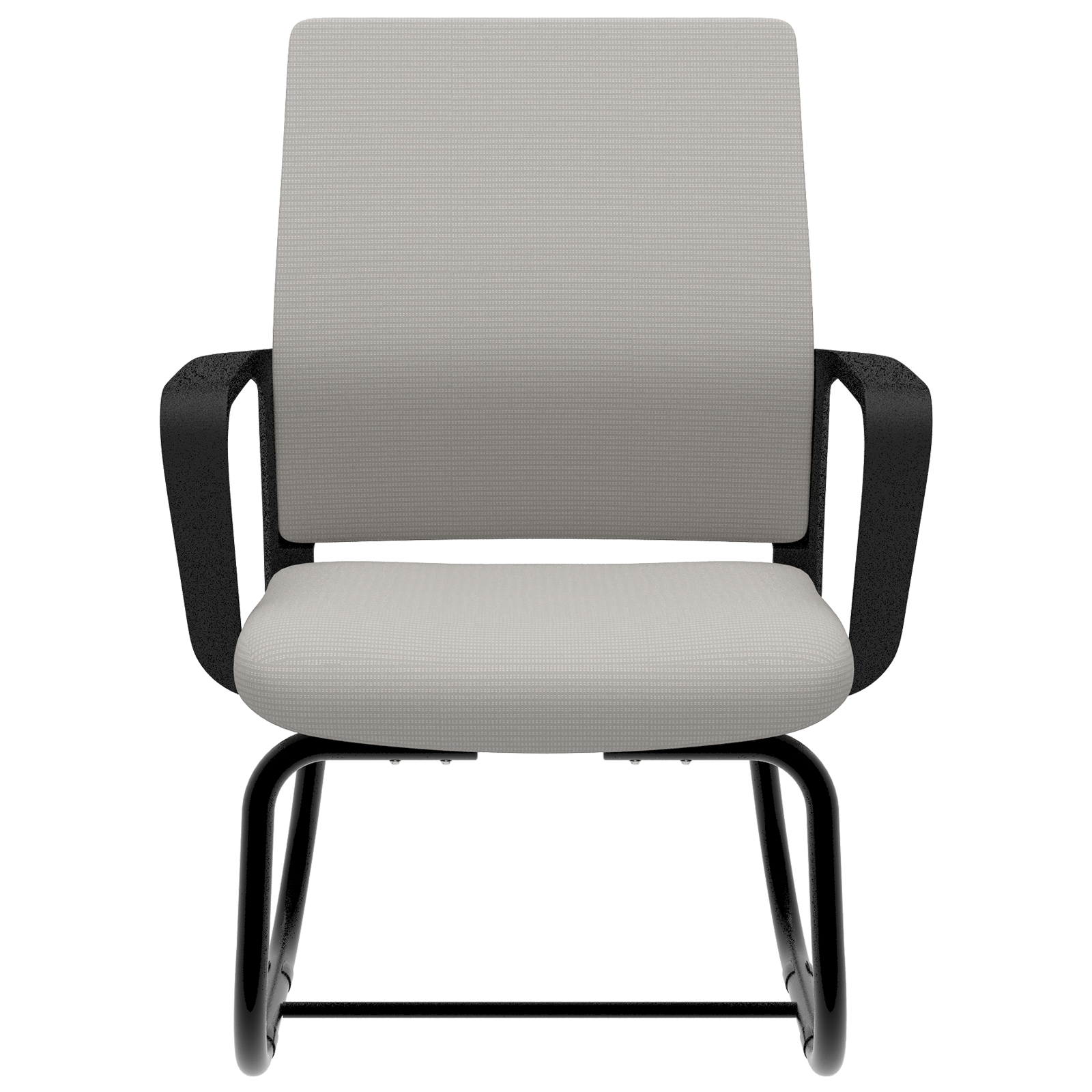 Minimalist Modern Office Chair with Metal Frame, Soft Comfort Mesh Backrest, Black+Gray, Polyurethane Cushion, Home & Office 