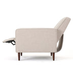 Macedonia Mid-Century Modern Button Tufted Fabric Recliner - Grand Goldman Shop