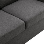 Orisfur Pull Out Sofa Bed Loveseat Sleeper with Twin Size Memory Mattress and USB Ports, Grey Linen, 57.9' - Grand Goldman Shop