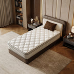 Twin Size Mattress,12 Inch Hybrid Twin Mattress in a Box with Memory Foam and Pocket Spring for Pressure Relief & Comfort Sleep & Zoned Support, Medium Firm,CertiPUR-US & OEKO-TEX - Grand Goldman Shop