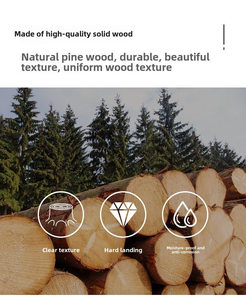 Solid wood hanger set 23.6*11*71 inches. This product is made of eco-friendly material, easy to assemble, elegant and stylish. It can be placed in the bedroom/entrance/living room (inatural ) - Grand Goldman Shop