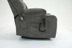 Lift Chair for Big and Tall Person with Inconvenient Legs: High Density Foam Lift Sofa with Heat and Massage, 2 Pockets, 2 Cup Holder, 2 Remote, OKIN Motor - Grand Goldman Shop