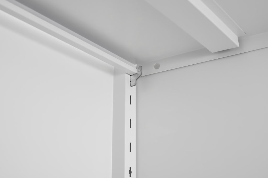 Metal Adjustable 2 Doors Metal Storage Cabinet Kitchen Pantry Cabinet With Adjustable Shelves all Steel Cabinet Locker For Ki