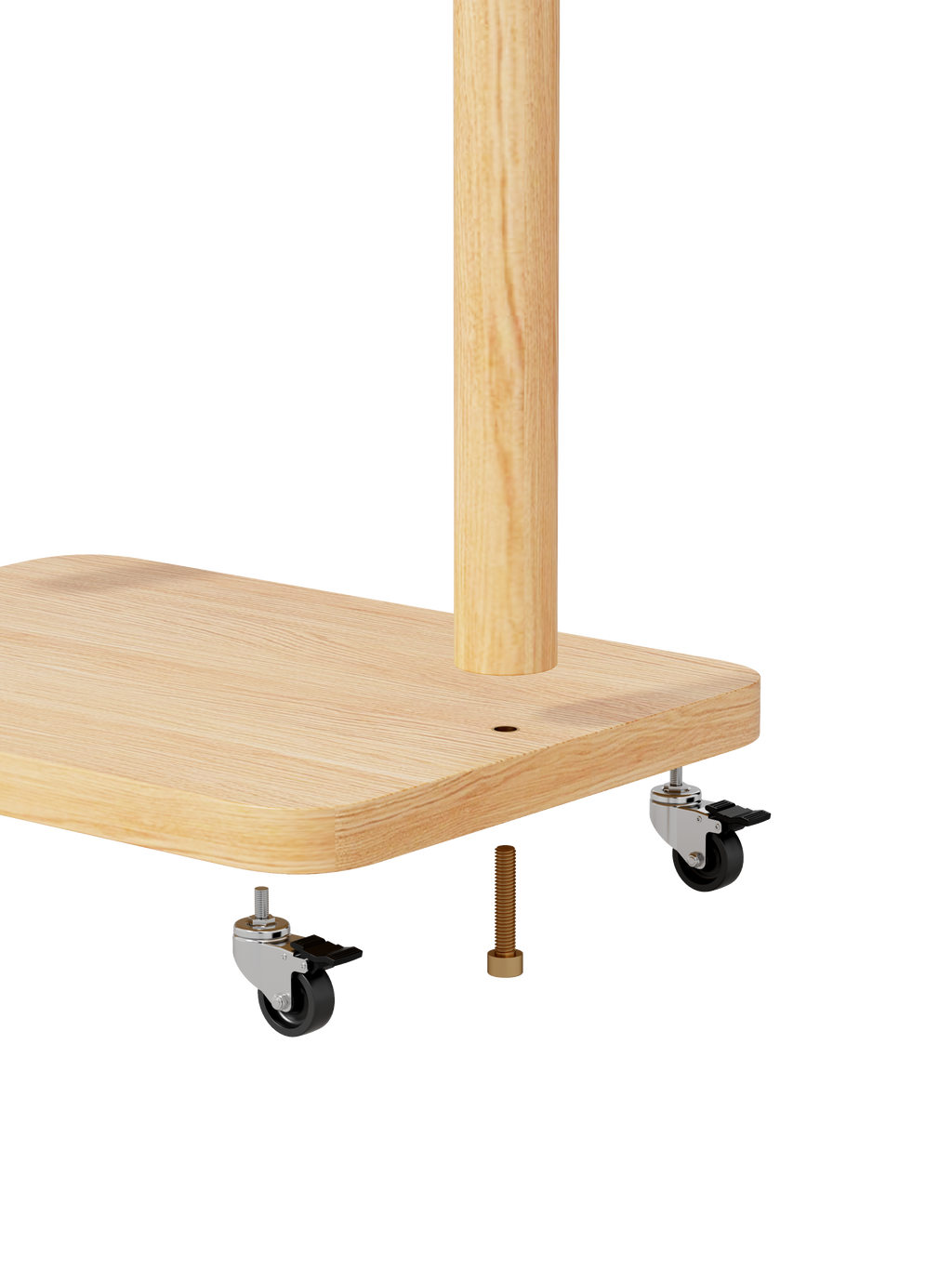 Coat Racks solid wood hanger 15.7* 11.8*71in Solid environmental protection easy to assemble beautiful can be placed in the bedroom/entrance/living room ( wood color) - Grand Goldman Shop