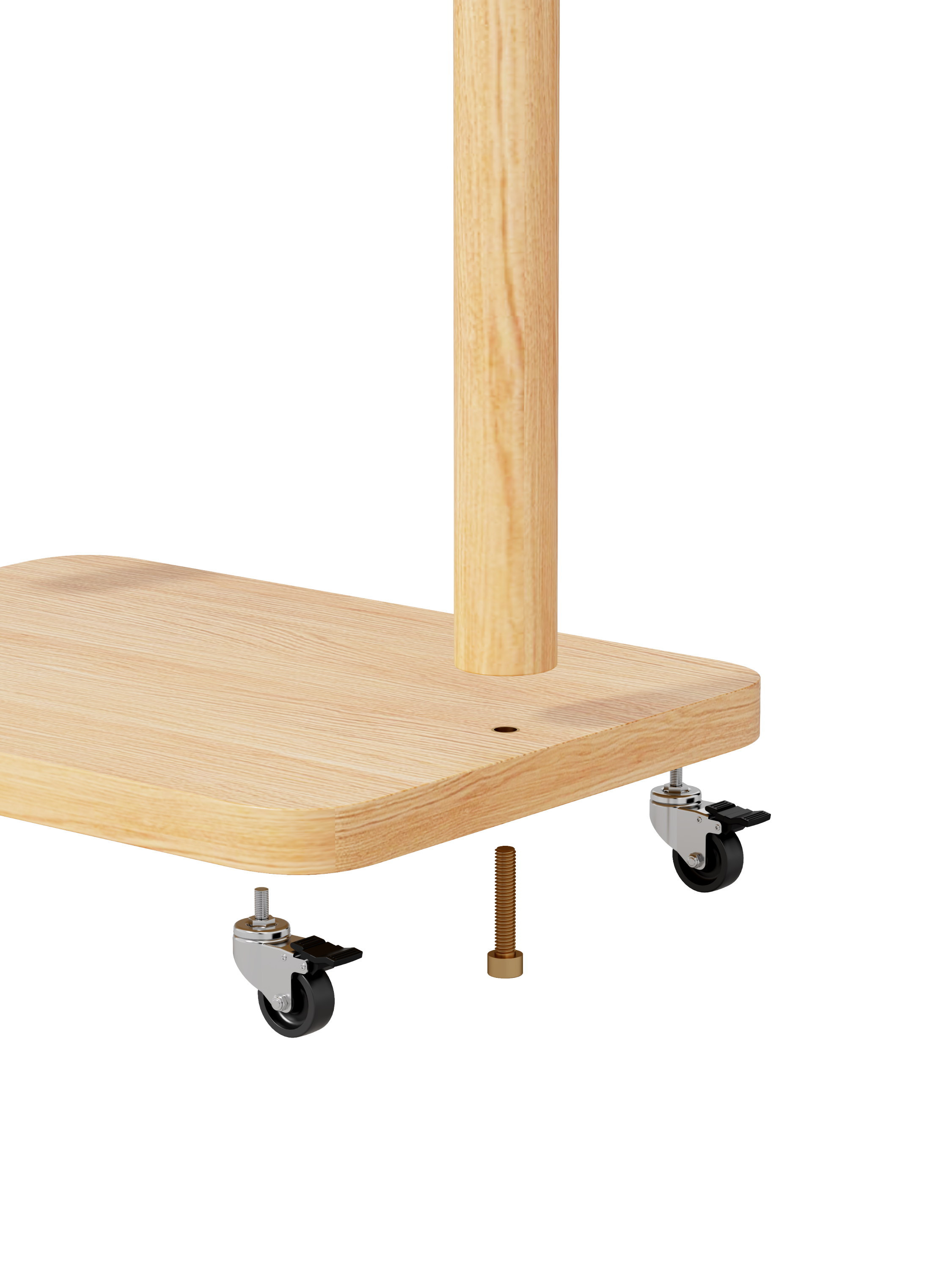 Coat Racks solid wood hanger 15.7* 11.8*71in Solid environmental protection easy to assemble beautiful can be placed in the bedroom/entrance/living room ( wood color) - Grand Goldman Shop