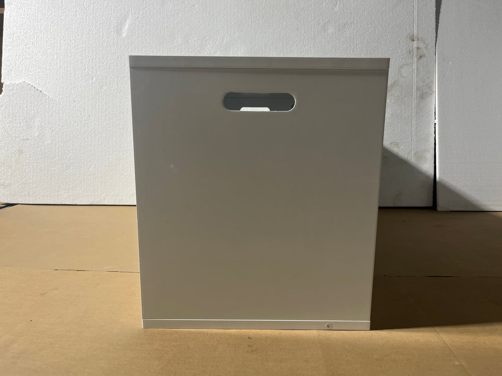 Open Toy Storage Box for Kids, White Wooden Organizer Bin for Plush Toys, Books, Nursery or Playroom Use | Premium Home Decor