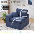 UNITED WE WIN Modular Sectional Sofa Cloud Couch,Comfy Cloud Modern Sofa,2 Seater with Cushion Covers Removable Furniture for Living Room Bedroom Apartments Dorms,No Assembly Required - Grand Goldman Shop