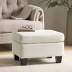 Upholstered Ottoman, Beige - Grand Goldman Shop