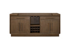 Counter Height Bar - Latte Finish - Grand Goldman Shop