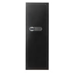 Wall Safe, 4-Tier Hidden Wall Mounted Gun Safe with Password & Key, Q235 Cold-Rolled Steel In-Wall Box with LED Lighting, 3 A