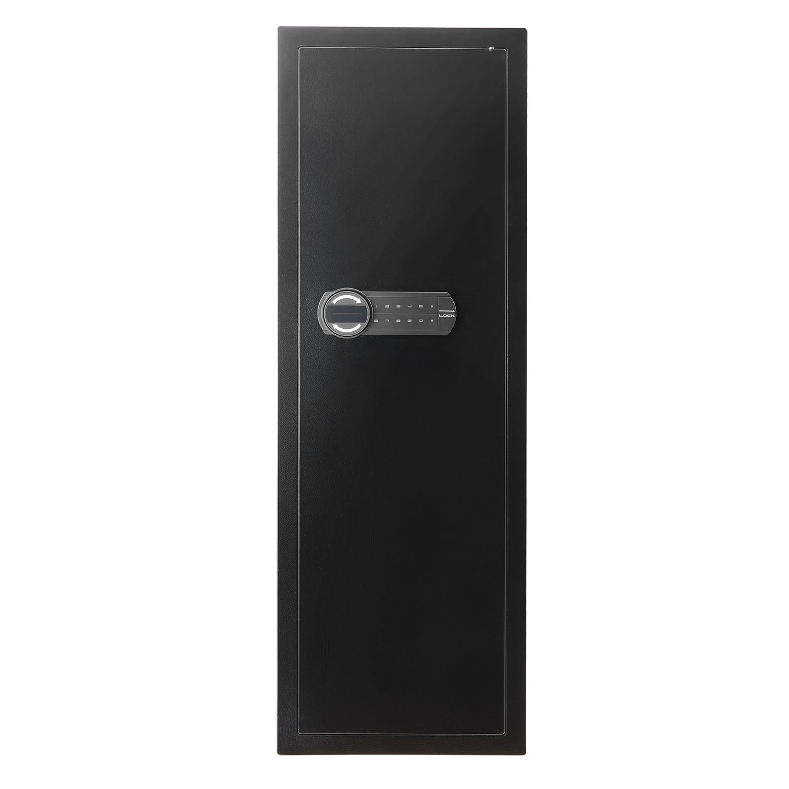 Wall Safe, 4-Tier Hidden Wall Mounted Gun Safe with Password & Key, Q235 Cold-Rolled Steel In-Wall Box with LED Lighting, 3 A