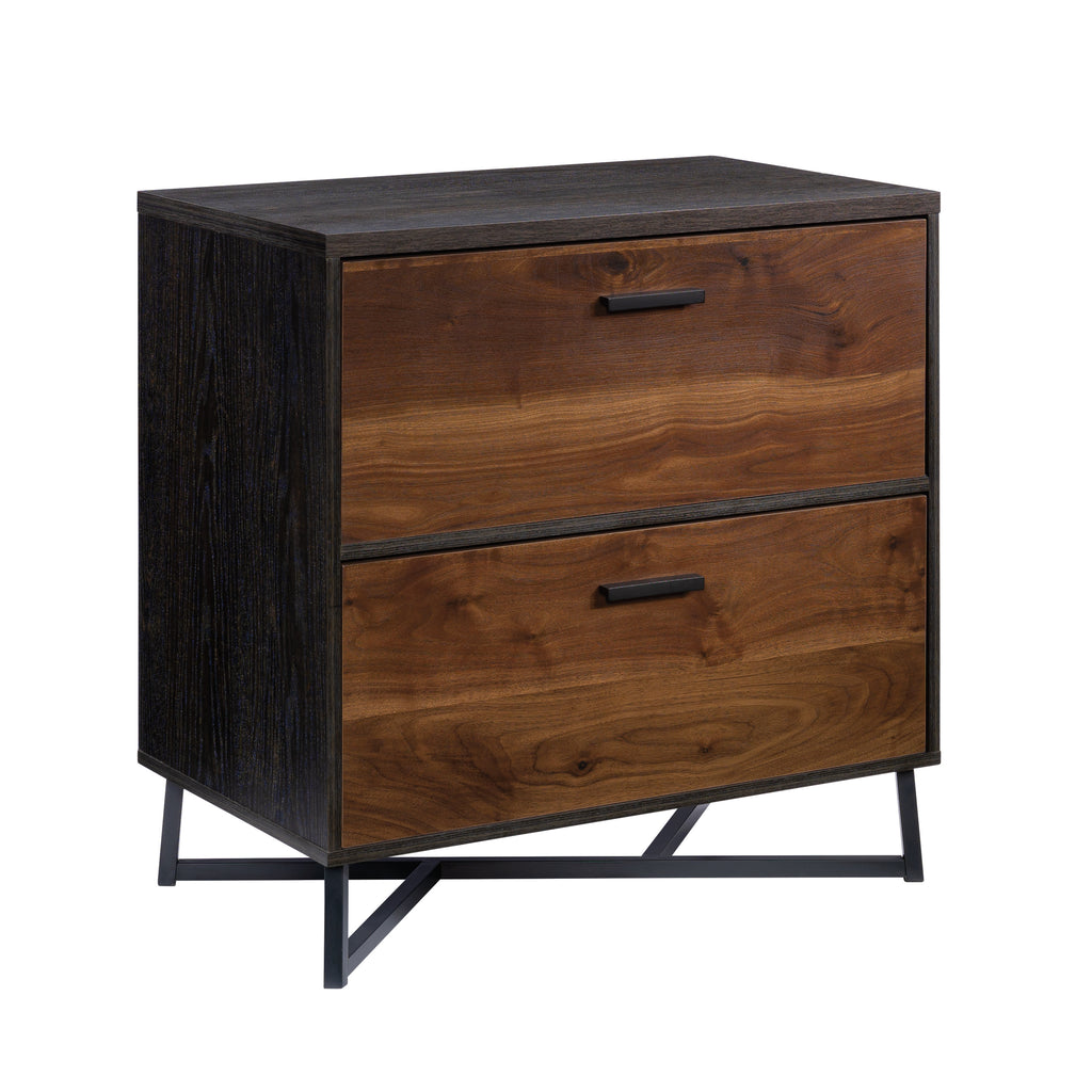 Lateral File with Modern Design, Dark Walnut finish | Premium Home Decor - Grand Goldman