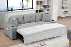 MEGA convertible corner sofa with armrest storage, living room and apartment sectional sofa, right chaise longue and grey - Grand Goldman Shop