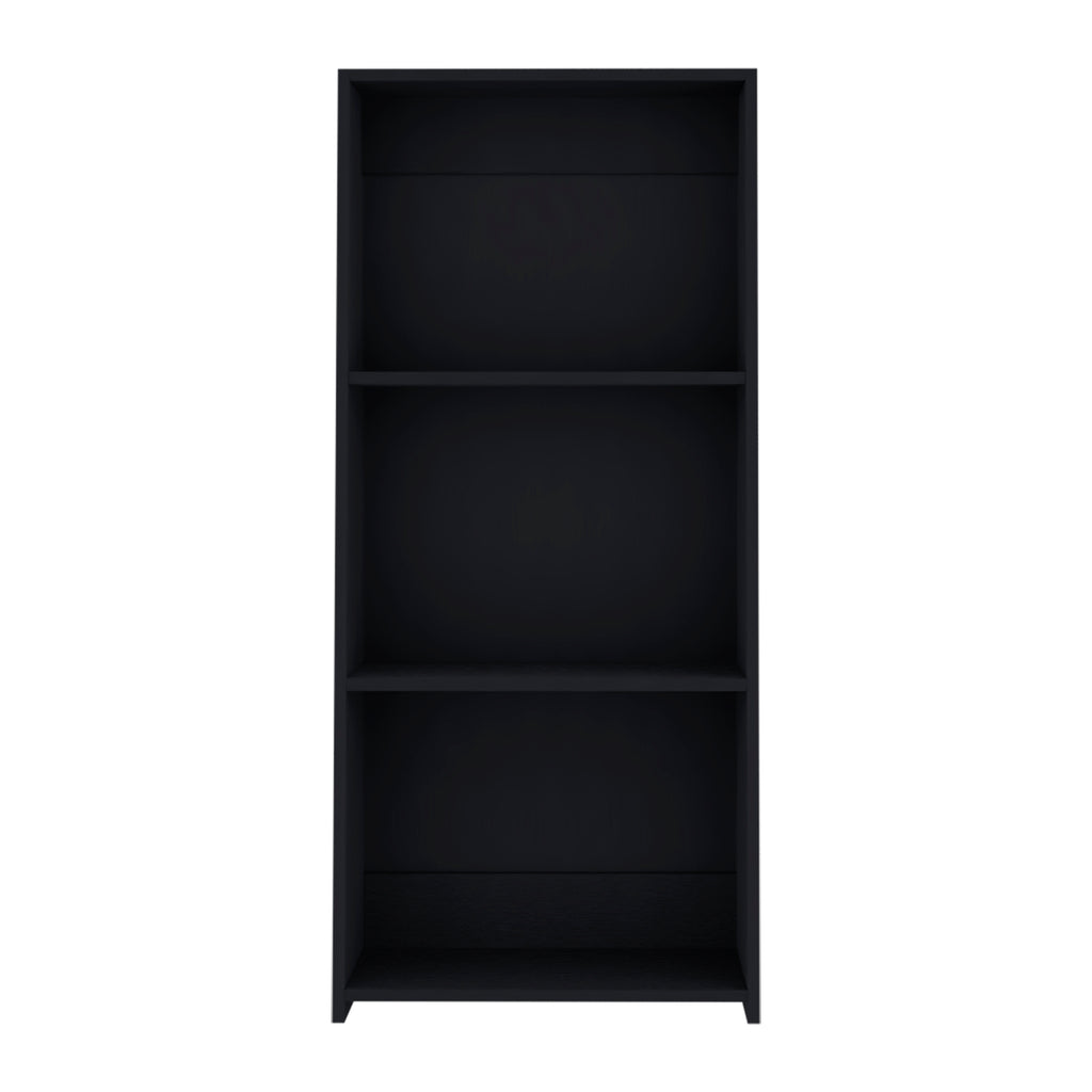 Bookcase 47' H, 3 shelves, Black - Grand Goldman
