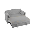 Grey Velvet Sleeper Sofa Bed - Grand Goldman Shop