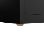 Security Electronic Steel Home Safe, Anti-Theft Digital Security Lock Box with Smart Alert System, Removable Shelf, Mute Func