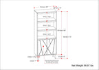 Jager - Bookshelf with Doors - Natural - Grand Goldman