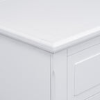 U_STYLE 28''painted Nightstand with 3 Drawers and Smooth Gliding Rails ,Simple Bedside Cabinet with Metal handle, Minimalist Sofa Side Table with rubber legs for Bedroom Sofa Couch Office - Grand Goldman Shop