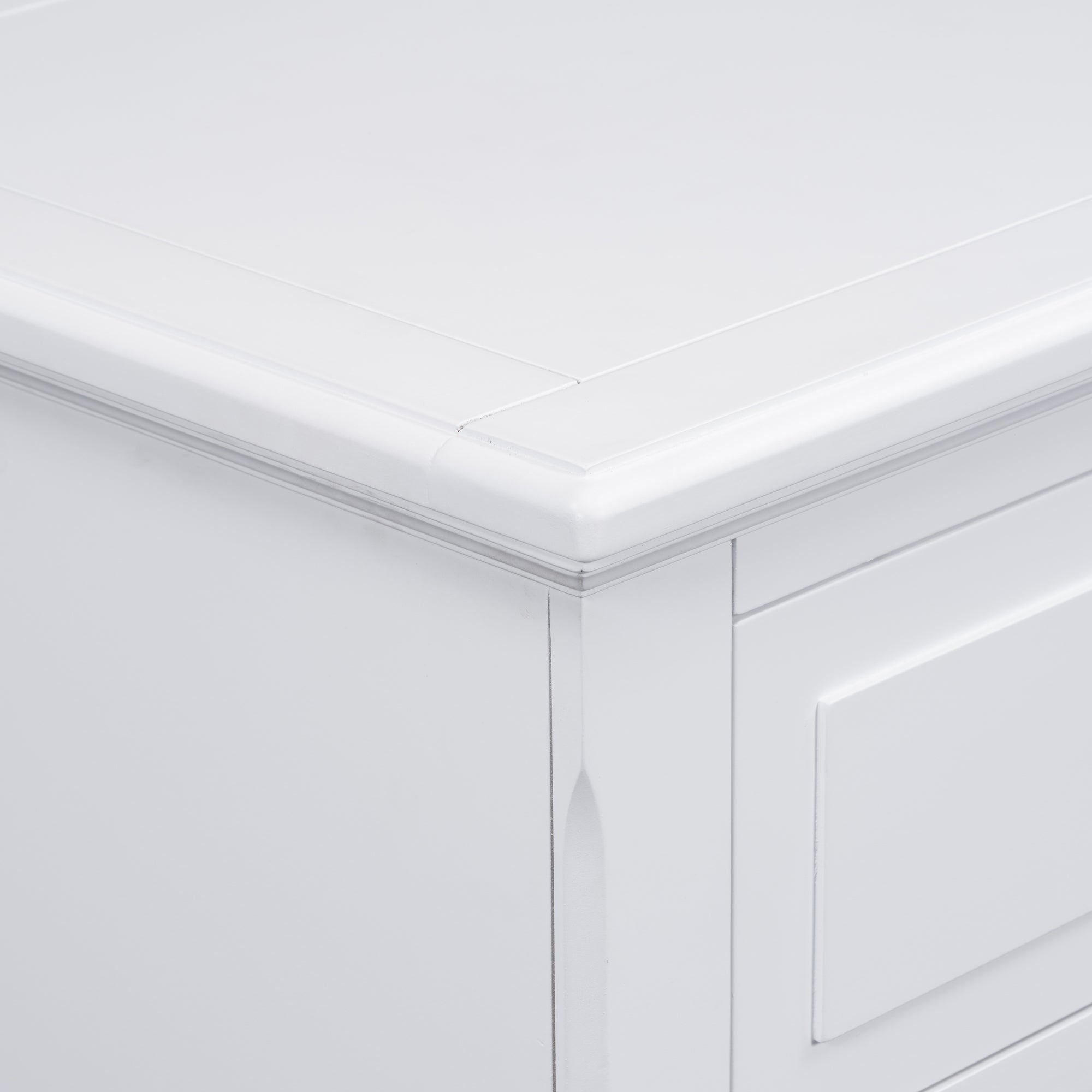 U_STYLE 28''painted Nightstand with 3 Drawers and Smooth Gliding Rails ,Simple Bedside Cabinet with Metal handle, Minimalist Sofa Side Table with rubber legs for Bedroom Sofa Couch Office - Grand Goldman Shop