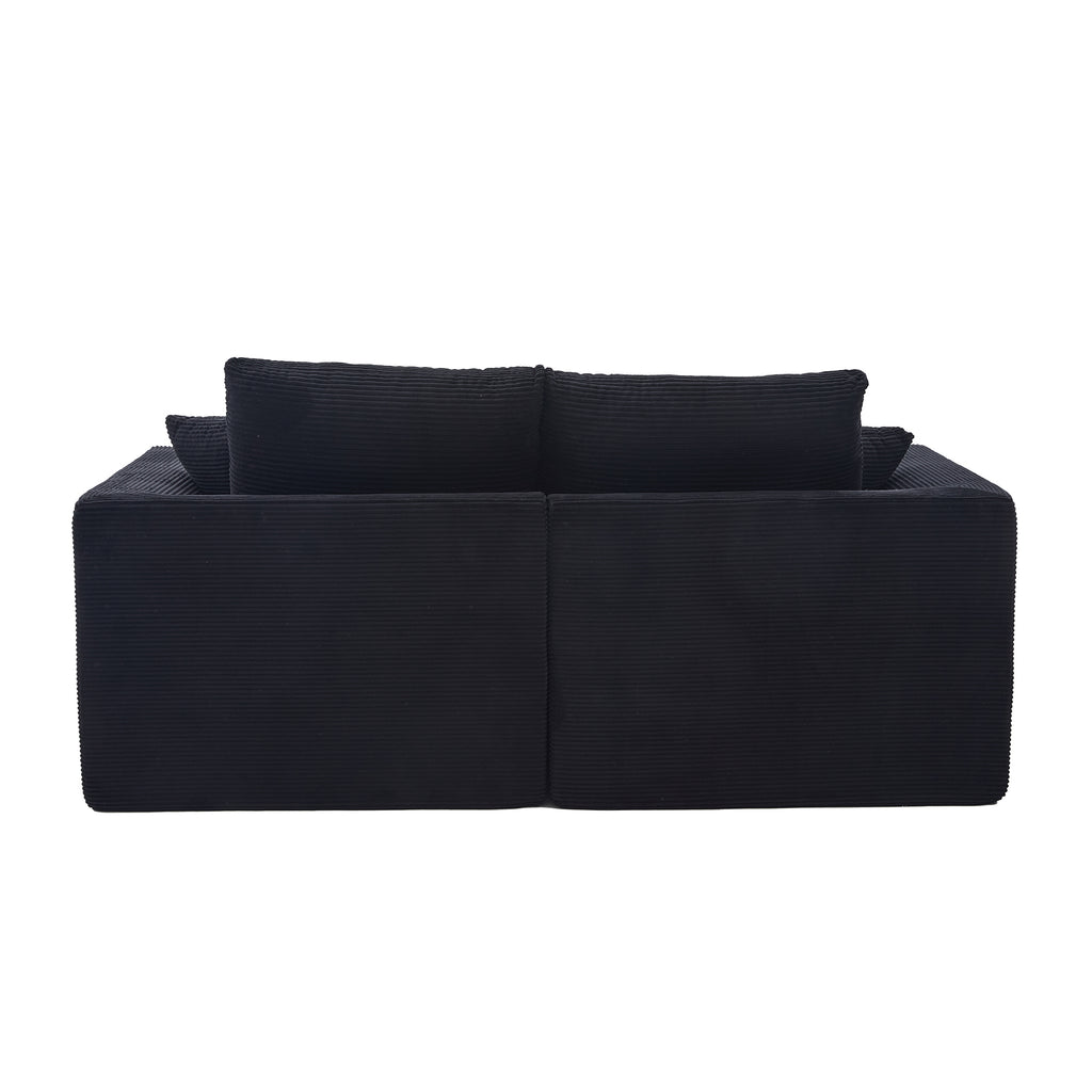 UNITED WE WIN Modular Sectional Sofa Cloud Couch,Comfy Cloud Modern Sofa,2 Seater with Cushion Covers Removable Furniture for Living Room Bedroom Apartments Dorms,No Assembly Required - Grand Goldman Shop