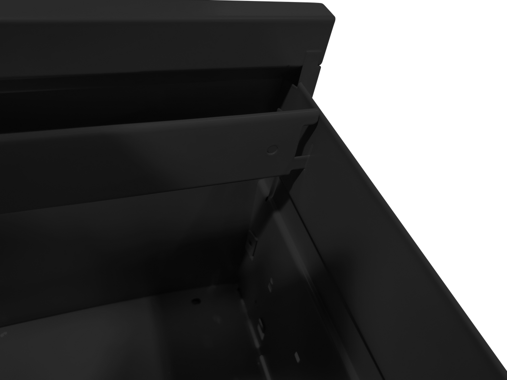 5 Drawer Metal Lateral File Cabinet , Black Filing Cabinet with Lock, Lockable File Cabinet for Home Office, Locking Metal Fi