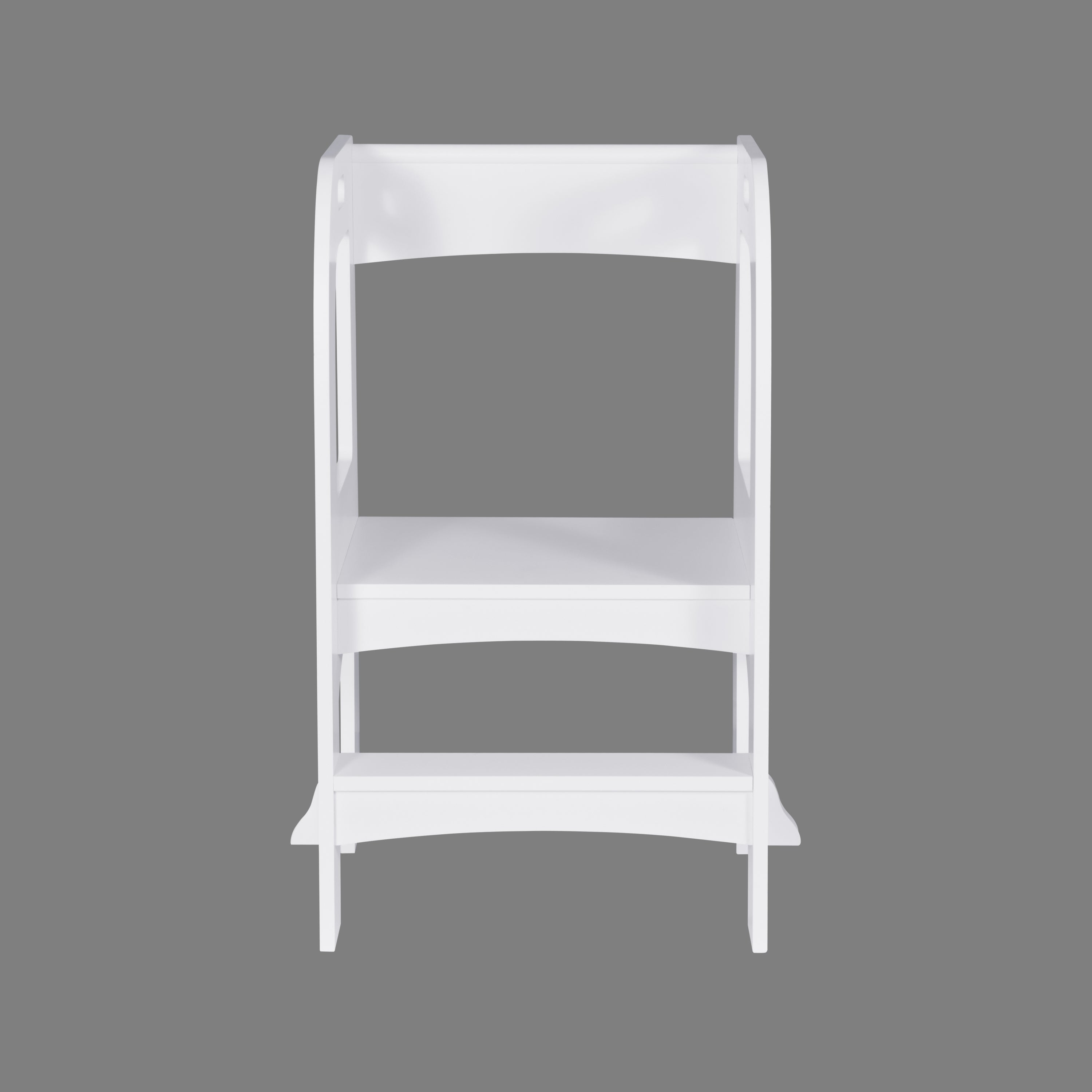 Child Standing Tower, Step Stools for Kids, Toddler Step Stool for Kitchen Counter, White - Grand Goldman