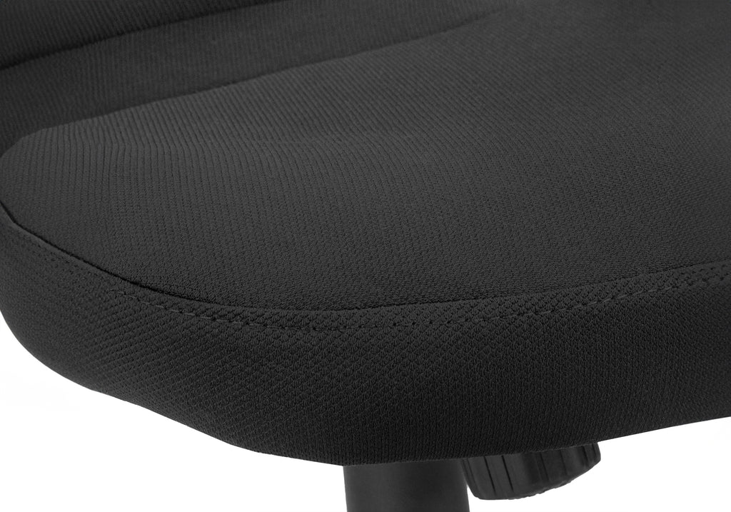 Office Chair, Adjustable Height, Swivel, Ergonomic, Armrests, Computer Desk, Work, Black Mesh, Black Metal, Contemporary, Mod