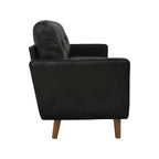 65-inch t Two-Seater Sofa in with Breathable Foil Fabric and Solid Wood Legs - Grand Goldman Shop