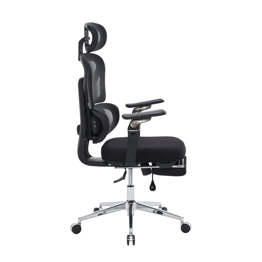 Ergonomic Home Office Desk Chair with Massage Lumbar Support,4D Headrest & 5D Armrests, Adjustable Back High and Seat Depth(B