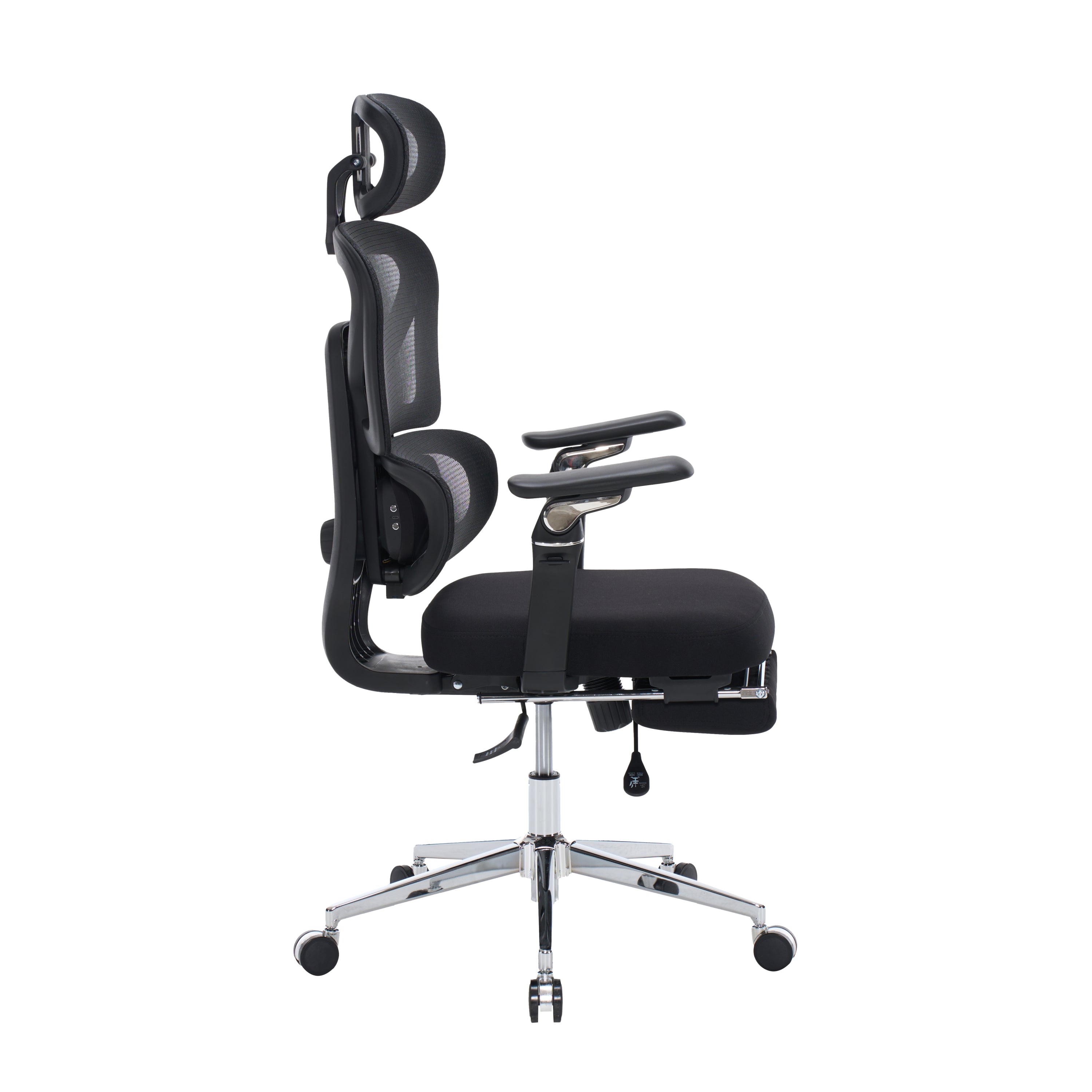 Ergonomic Home Office Desk Chair with Massage Lumbar Support,4D Headrest & 5D Armrests, Adjustable Back High and Seat Depth(B