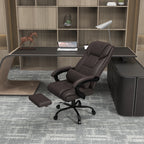 High Back Vibration Massage Office Chair with 6 Points, Hight Adjustable Computer Desk Chair, Reclining Office Chair with Ret