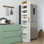7 Tier multi-functional pull-out multi-tier storage Single-sided open shelf for Kitchen, Living Room & Narrow Spaces - Grand Goldman Shop