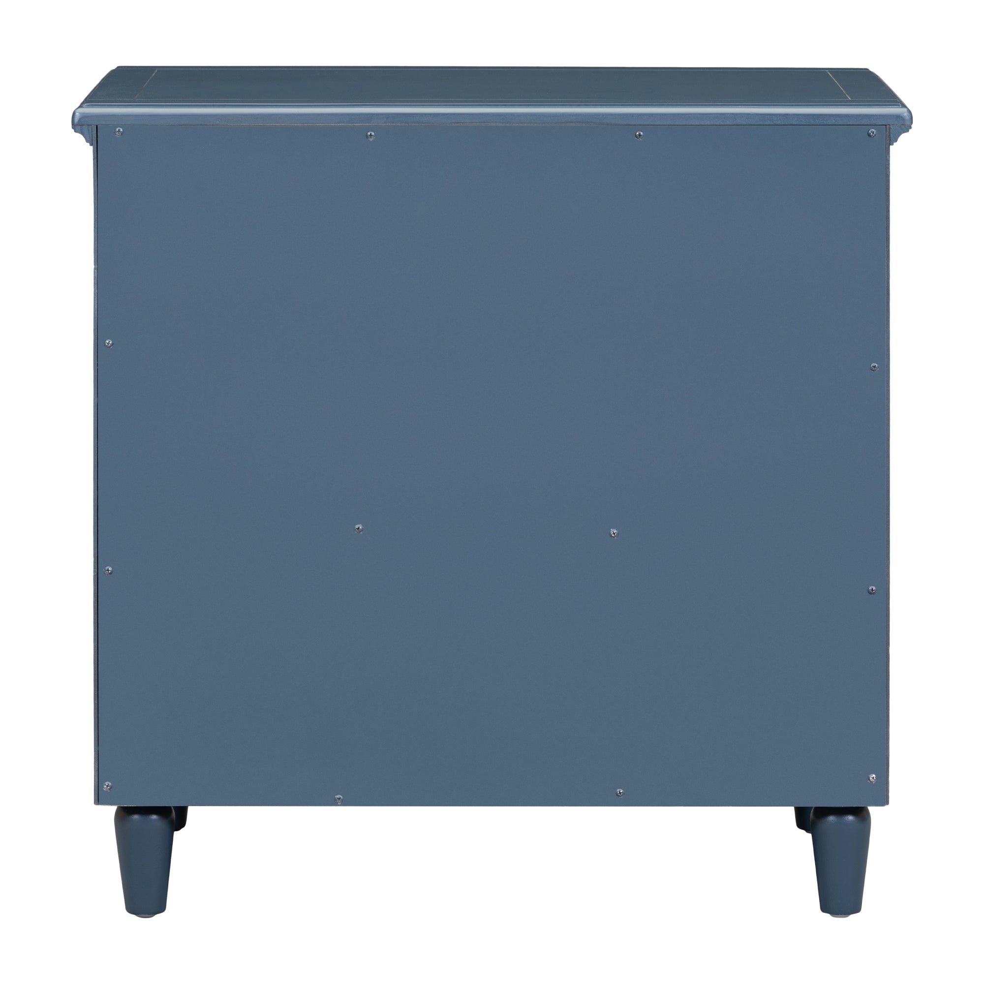U_STYLE 28''Pine Wood Nightstand with 3 Drawers and Smooth Gliding Rails ,Simple Bedside Cabinet with Metal handle, Minimalist Sofa Side Table with rubber legs for Bedroom Sofa Couch Office - Grand Goldman Shop