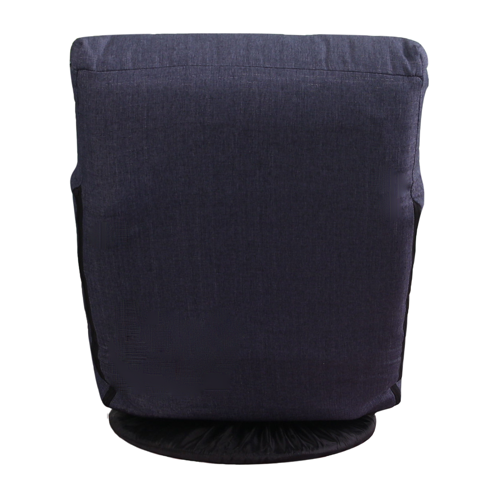 Navy Adjustable Japanese Reclining Floor Chair Sofa with Metal Frame for Living Room & Balcony - Grand Goldman Shop