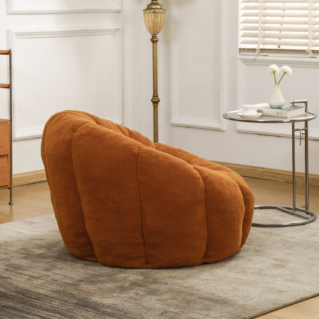 Bean Bag Chair, Bean Bag Sofa Chair with Armrests Stuffed High-Density Foam, Lazy Sofa Comfy Chairs Beanbag Chair for Adults in Living Room, Bedroom Reading - Grand Goldman Shop