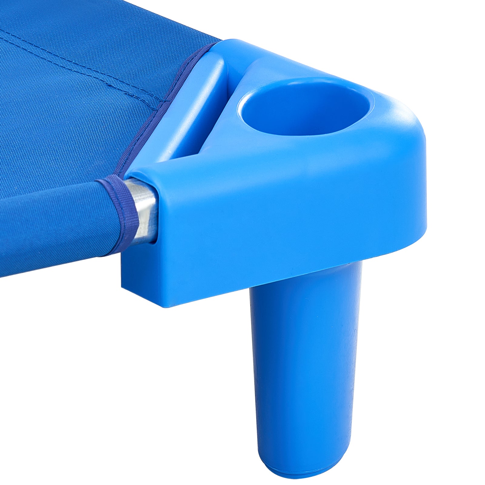 Stackable Kiddie Cot, Pack of 6, Portable Toddler Nap Cots, Standard Size 52' L x 23' W Daycare Cots for Kids, Preschool Clas