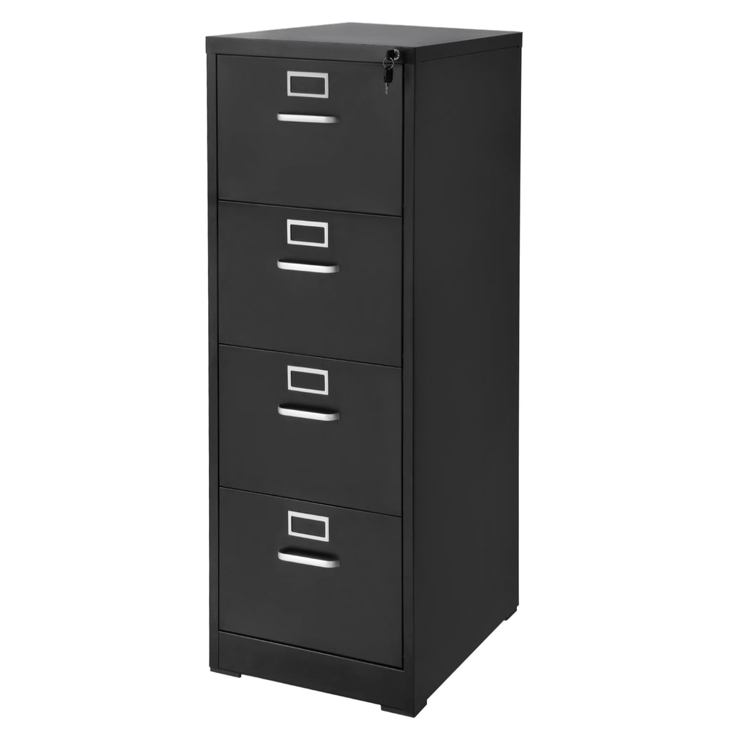 4 Drawer File Cabinet with Lock, Metal Vertical Filing Storage Cabinets for Home Office, Heavy-Duty Cabinet with Detachable H