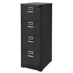 4 Drawer File Cabinet with Lock, Metal Vertical Filing Storage Cabinets for Home Office, Heavy-Duty Cabinet with Detachable H