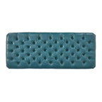 JULIANA Teal PU Storage Ottoman with Spacious Interior - Grand Goldman Shop