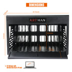 16 Bay Charging Cabinet for Laptop, Chromebook, Locking Charging Station-Black - Shop Quality Furniture at Grand Goldman
