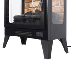21 inchThree-sided Freestanding Electric Fireplace Stove heater with 3D Flame effect with remote control - Grand Goldman Shop