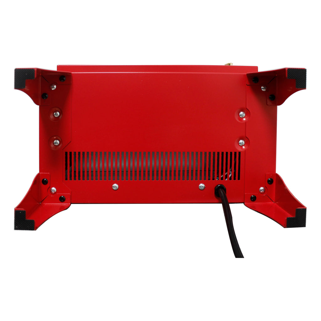 18 inch Freestanding Electric Fireplace Stove heater with 3D Flame effect,Classic Red - Grand Goldman Shop