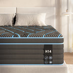 Queen Size Mattress,10 Inch Hybrid Mattress, Individually Pocketed Innerspring, Medium Firm - Grand Goldman Shop