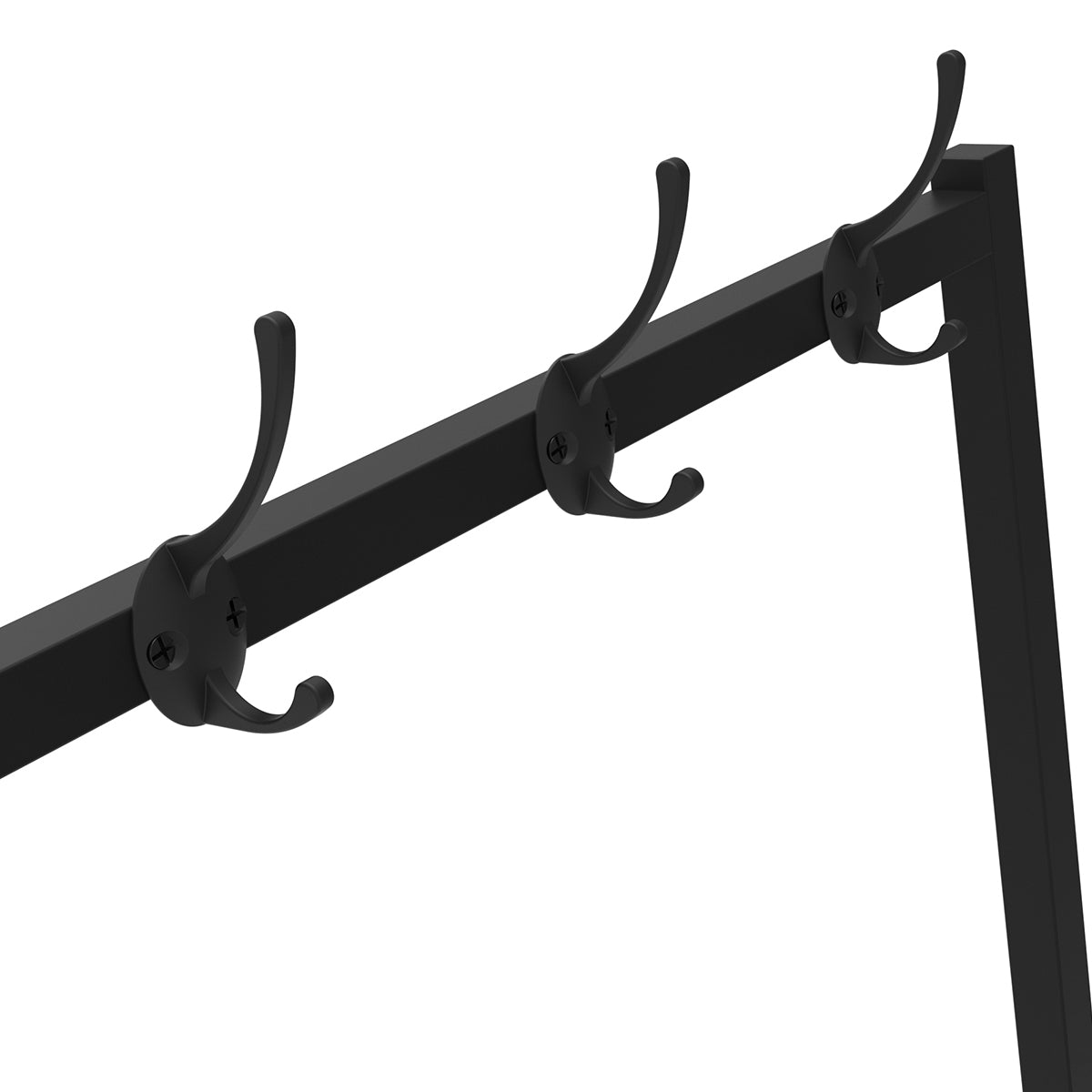 Coat Rack with Mirror, Multifunctional Hall Tree with Shoe Storage, Metal Frame, for Living Room Bedroom 73x32x15 Inches, Industrial Style, Rustic Brown and Black - Grand Goldman Shop