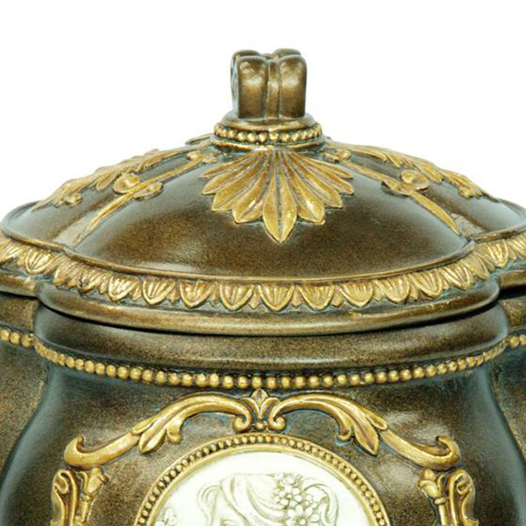 9' Tall Decorative Jewelry Box, Bronze finish - Grand Goldman Shop