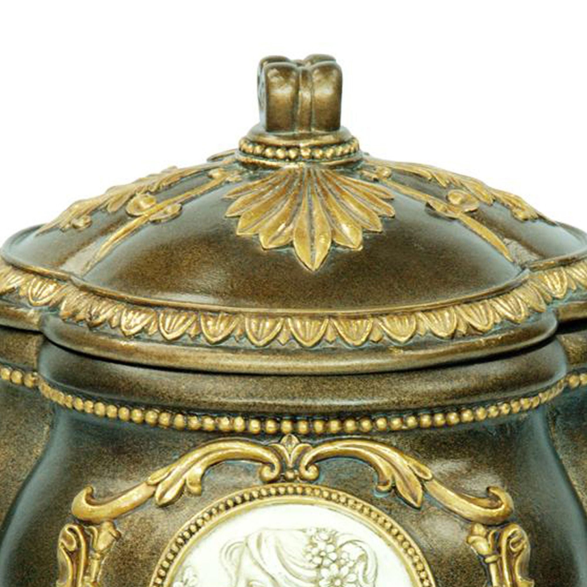 9' Tall Decorative Jewelry Box, Bronze finish - Grand Goldman Shop