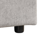 U_STYLE Upholstery Sleeper Sectional Sofa with Storage Space, USB port, 2 cup holders on Back Cushions(same sku; WY000335AAE) - Grand Goldman Shop