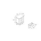 Avery Beige 5PC Queen Bedroom Set - Grand Goldman Shop
